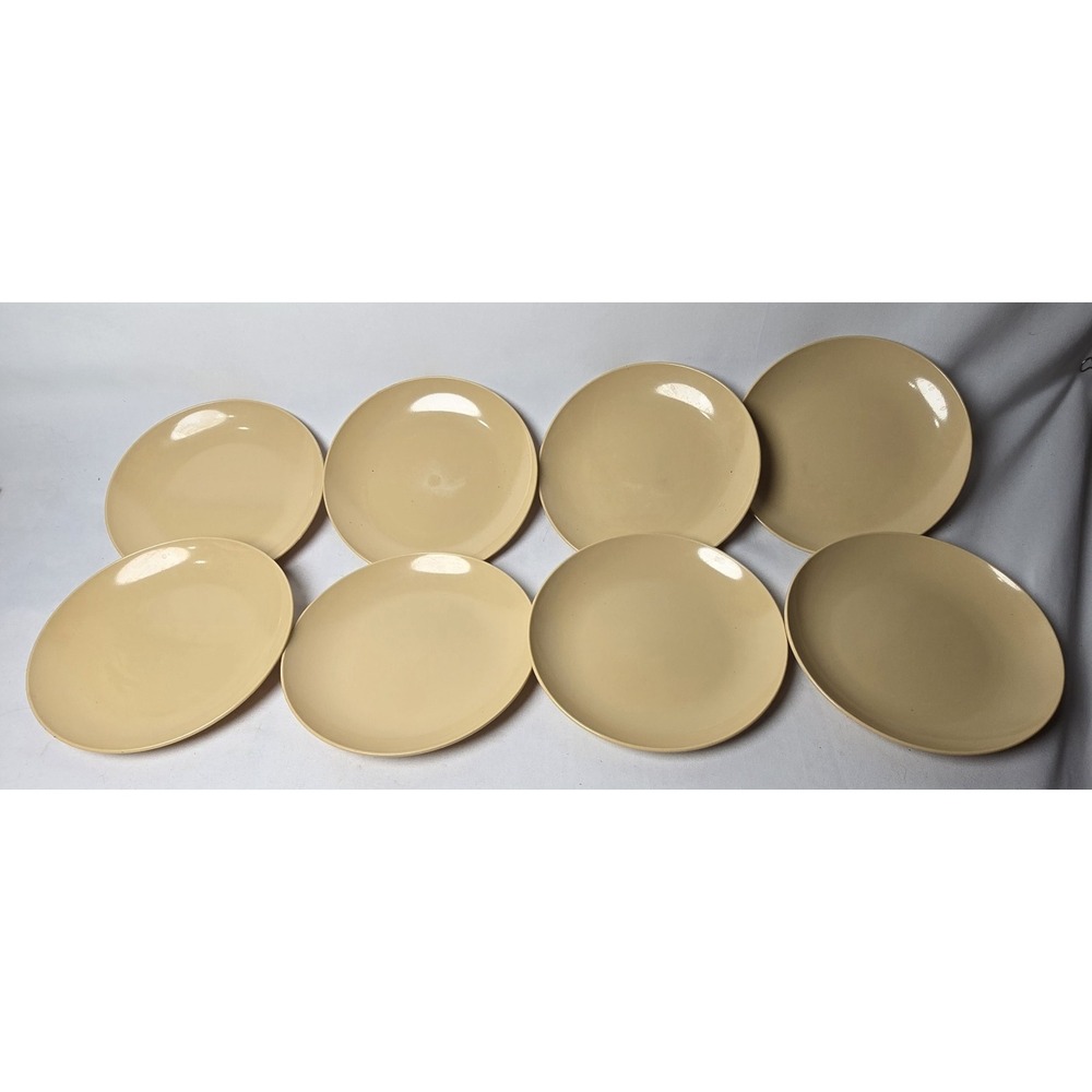 Texas Ware Melmac Melamine 6 Inches bread plate A-7 Beige Vintage